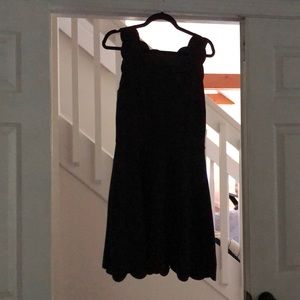 Black Scallop Dress